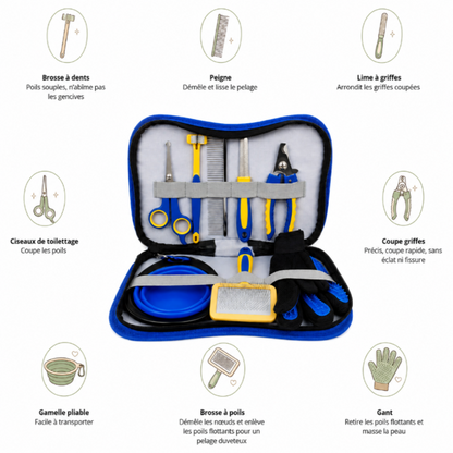 Kit de toilettage complet