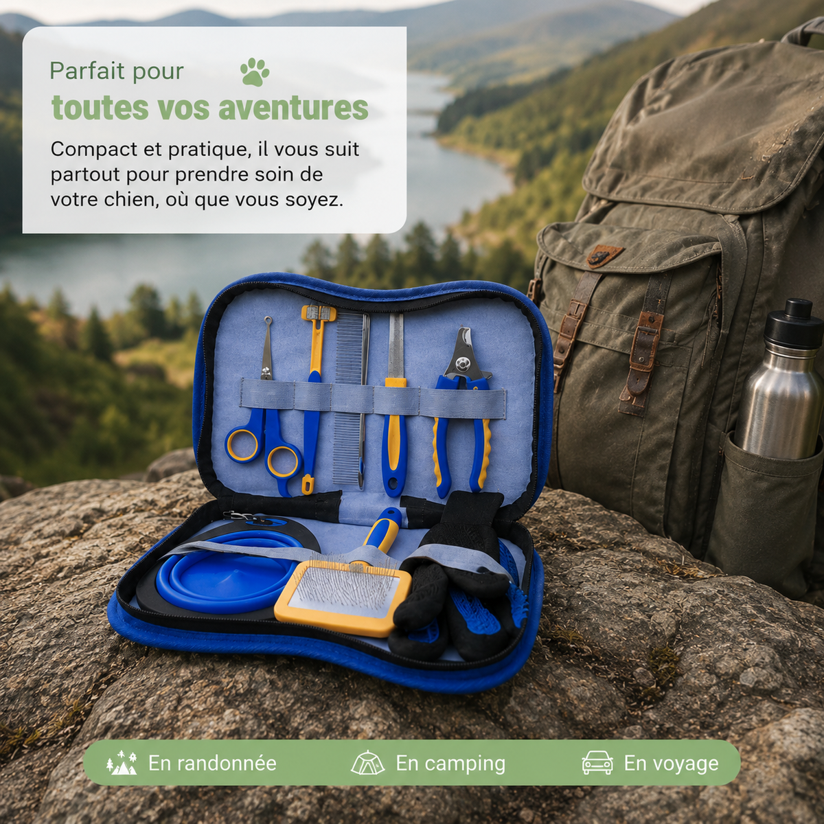 Kit de toilettage complet